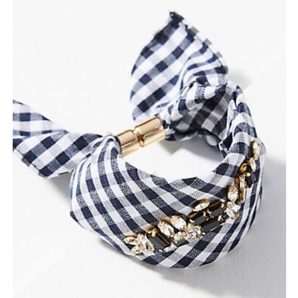 Anthropologie Jewelry - Anthropologie crystal ribbon bracelet NWOT
